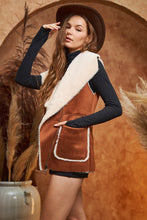 Load image into Gallery viewer, FAUX SUEDE WINTER VEST
