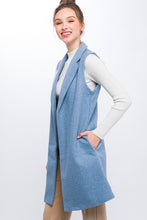 Load image into Gallery viewer, JQ Fleece Long Line Vest
