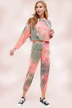 Load image into Gallery viewer, JOGGERS SETS TIE DYED HOODIE JOGGER PANT SET
