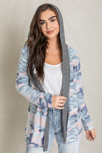 Load image into Gallery viewer, Camo Cardigan with Hoodie
