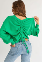 Load image into Gallery viewer, Fuzzy Sweater with Back Ruching
