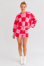 Load image into Gallery viewer, Checkered Sweater Shorts
