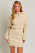 Load image into Gallery viewer, Zipper Sweater Dress
