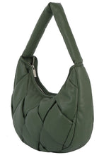 Load image into Gallery viewer, ecostitch Puffy Woven Hobo Shoulder Bag
