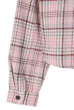 Load image into Gallery viewer, Plaid crop jacket
