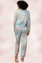 Load image into Gallery viewer, Tie dye Lounge wear set Jogger Pajama Jogger set
