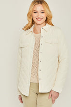 Load image into Gallery viewer, Woven Solid Bust Pocket Shacket
