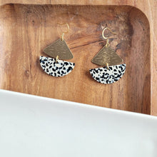 Load image into Gallery viewer, Ava Black Dot Earrings
