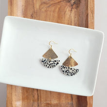 Load image into Gallery viewer, Ava Black Dot Earrings
